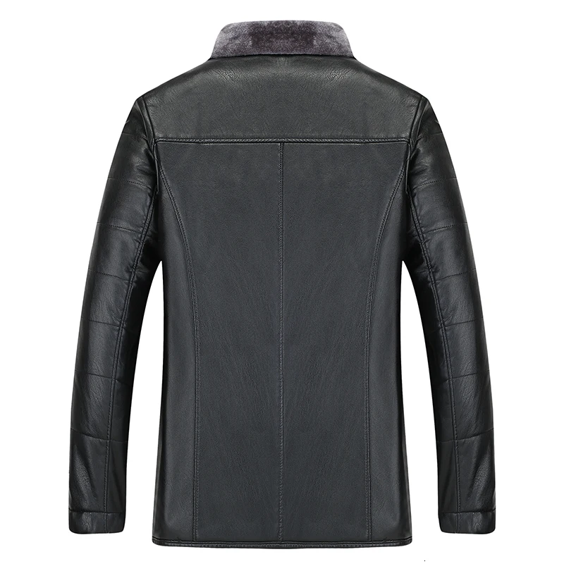 Размера плюс 8XL 7XL 6XL 5XL новые зимние мотоциклетные мужская кожаная куртка мужские