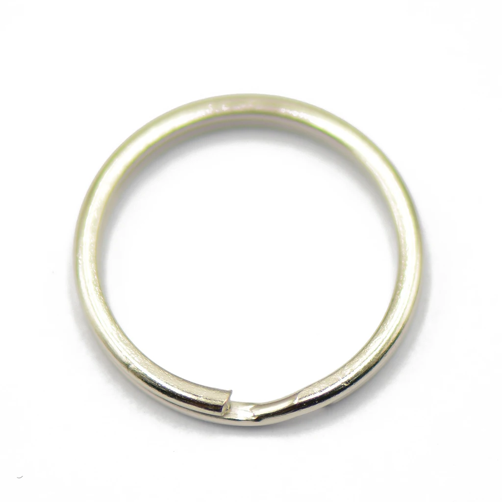 

PACK Of 50pcs 18MM KEY RINGS SPLIT RING HOOP METAL KEYRING LOOP STEEL