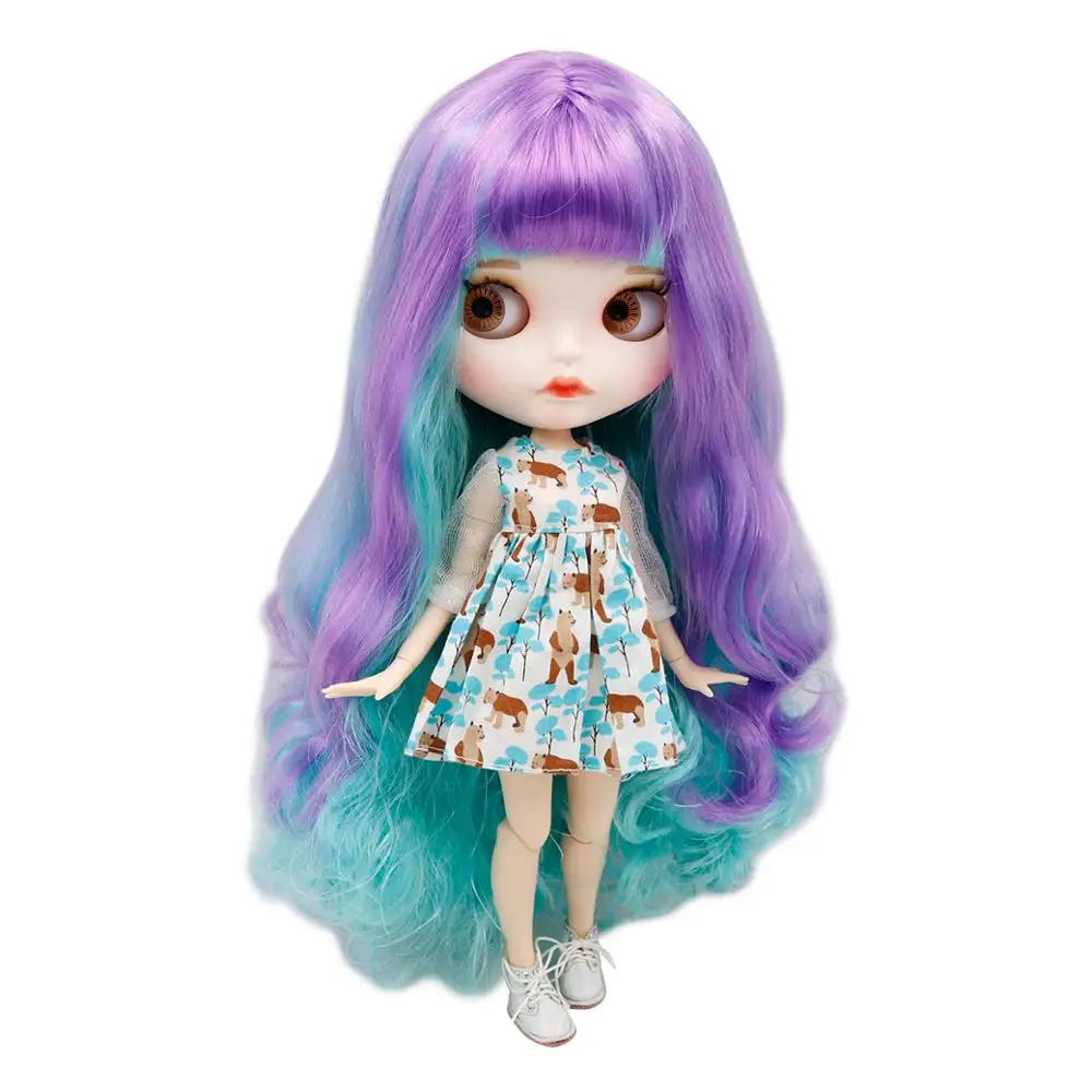 Кукла Blyth ICY DBS Обнаженная шарнирное тело с набором рук новая матовая Лицевая