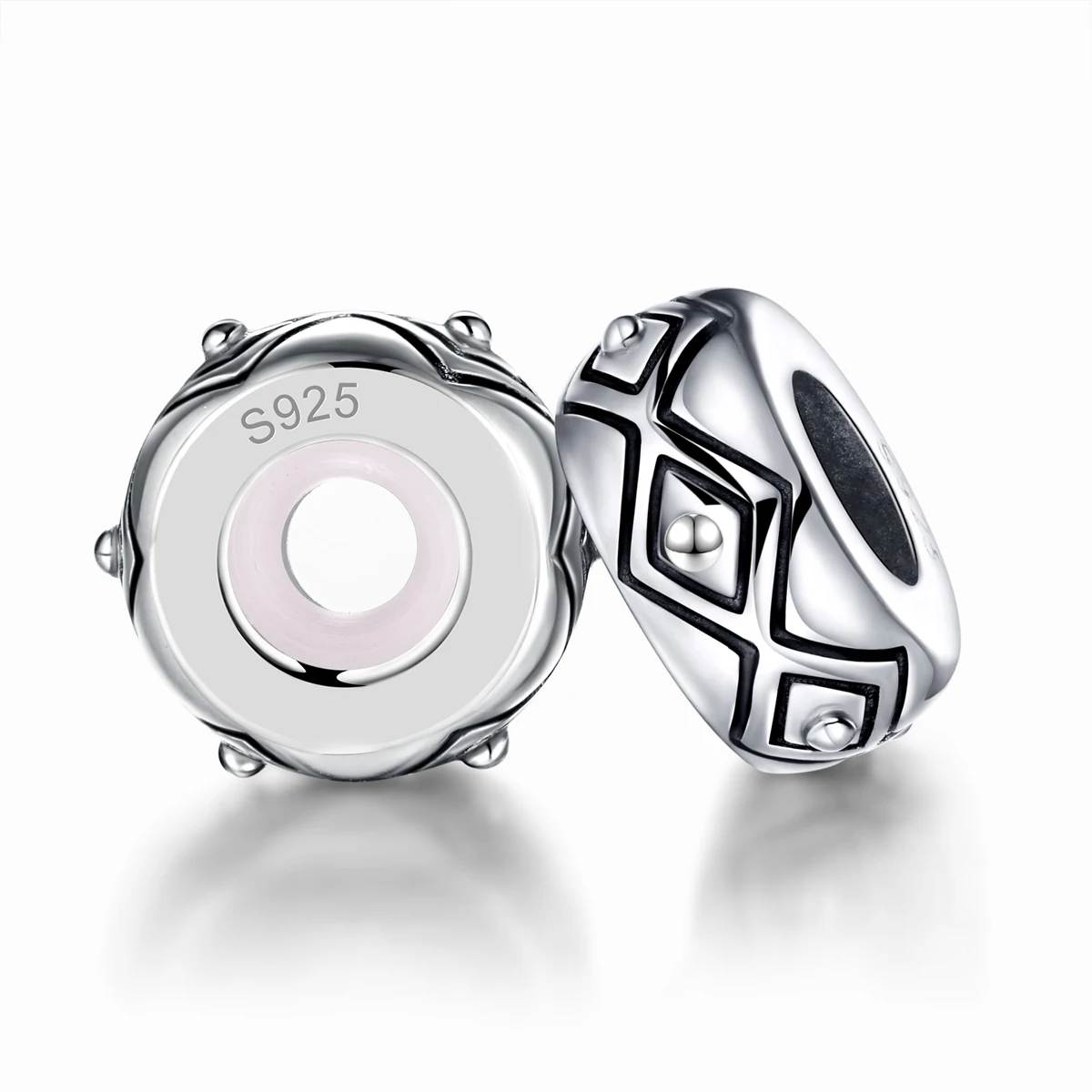 2 шт. бусины из чистого серебра S925 пробы для браслета | Украшения и аксессуары