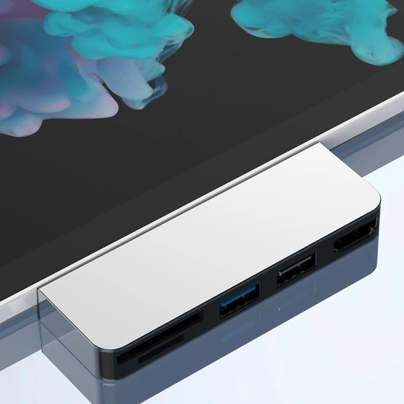 Подходит для Microsoft Surface Pro 5 In 1 док станция USB к HDMI/USB TF/SD расширения компьютера usb хаб