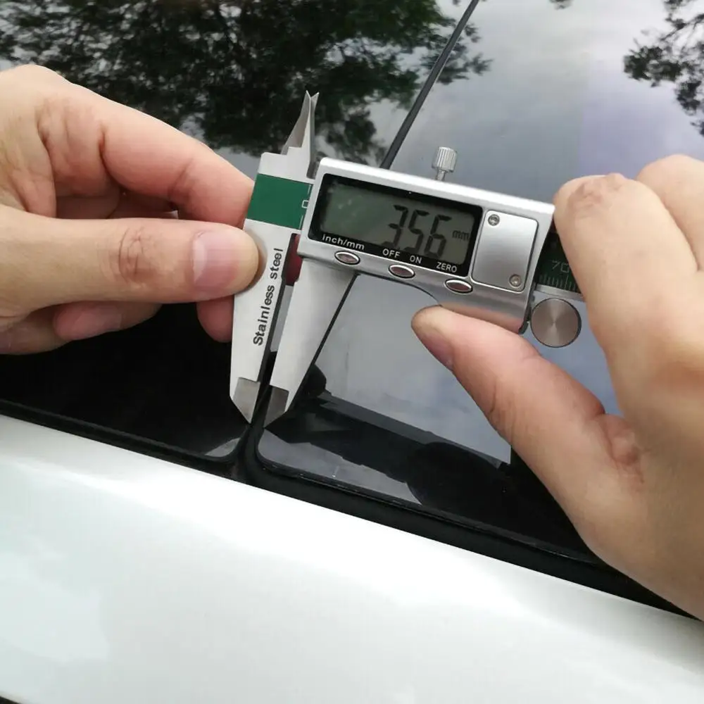 Автомобильная уплотнительная лента для Tesla Model 3 черная резина 4 м боковая окон