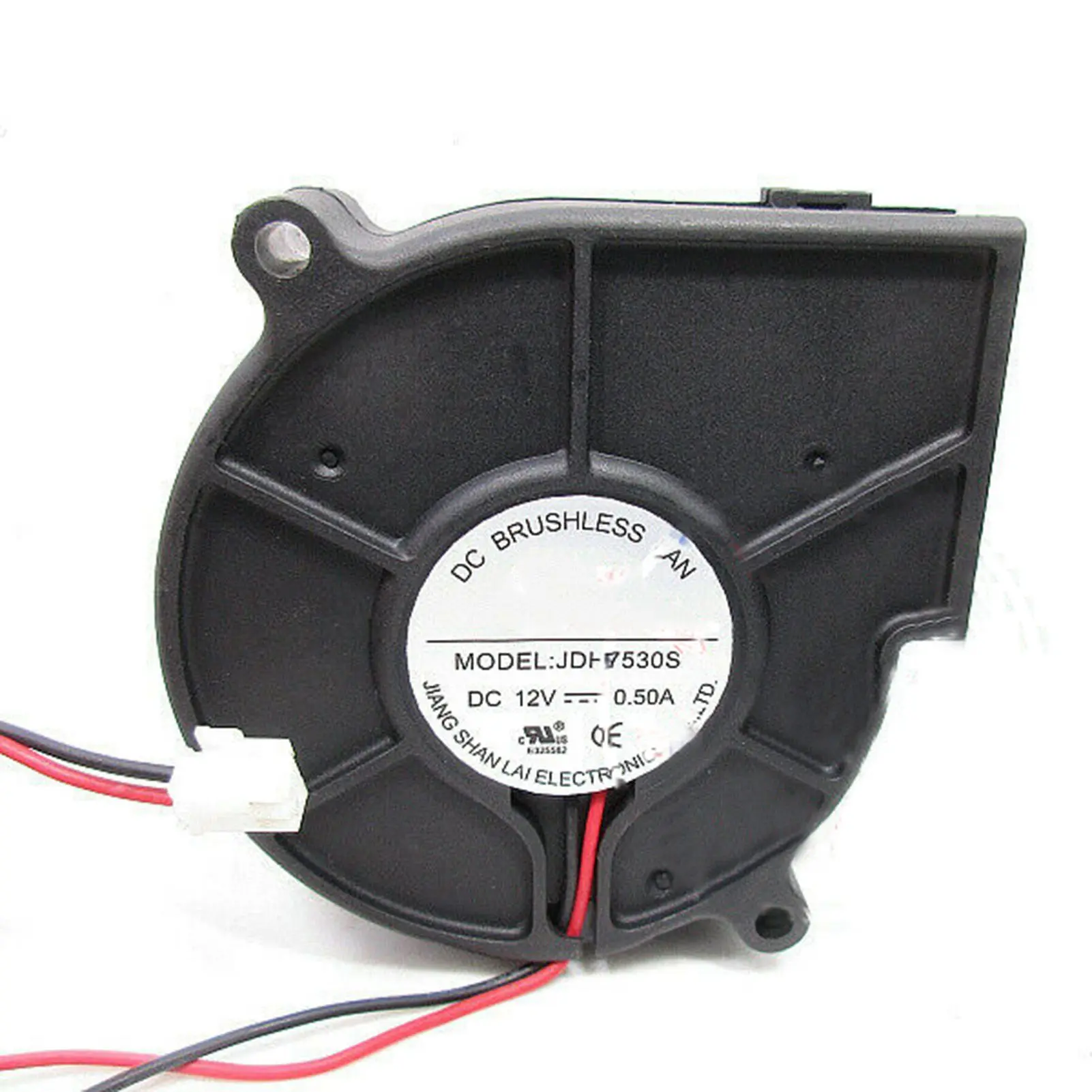 

1 шт. JSL JDH7530S DC 12 В 0.50A 7530 7,5 см увлажнитель турбо вентилятор охлаждающий вентилятор 2 контакта 12 в новый 75 мм