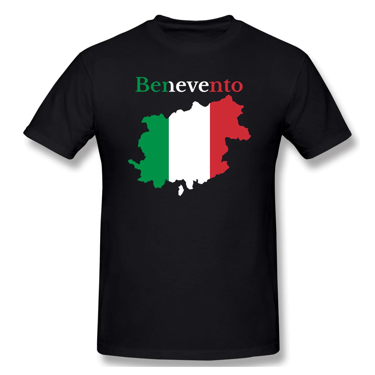 

Province Of Benevento Map Italian Province Humor Graphic Men's Basic Short Sleeve T-Shirt R282 Tops Tees European Size