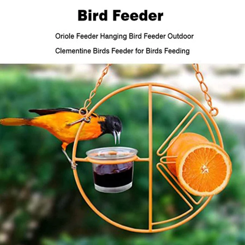 

Hummingbird Feeder Outdoor Garden Metal Hanging Hummingbird Feeder Fruit Berry Bird Feeder Garden Yard Decorative FAS6