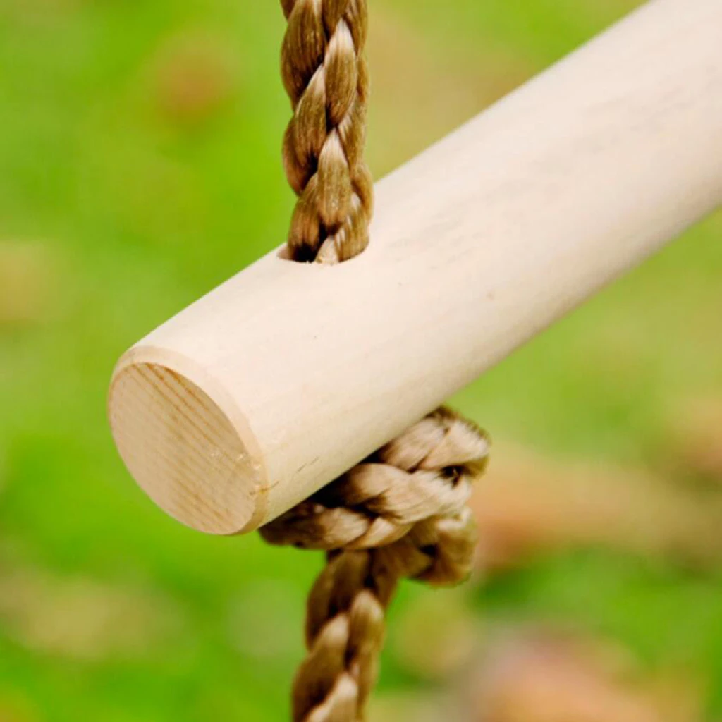 Крытый и открытый игровой домик качели набор деревянный 5 Rungs веревка