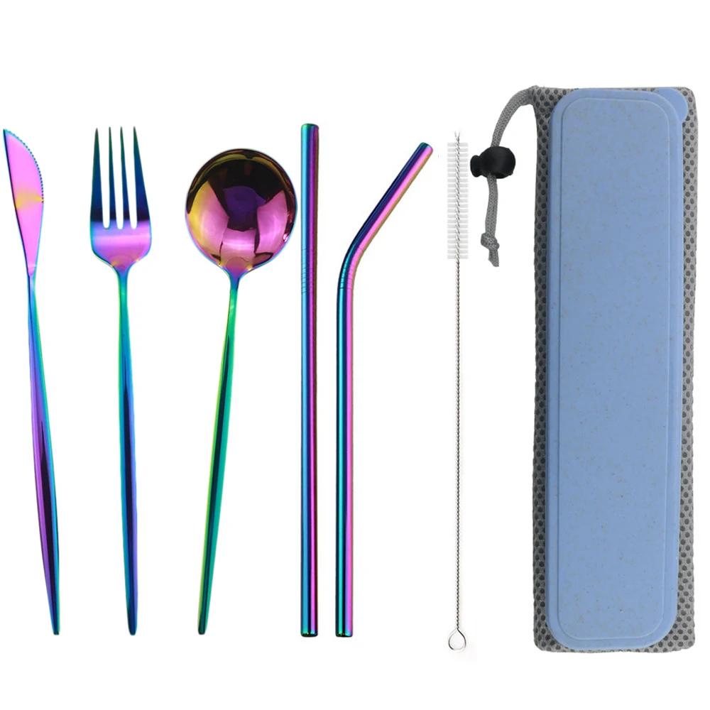 8 шт. набор столовых приборов из нержавеющей стали|Наборы приборов| |