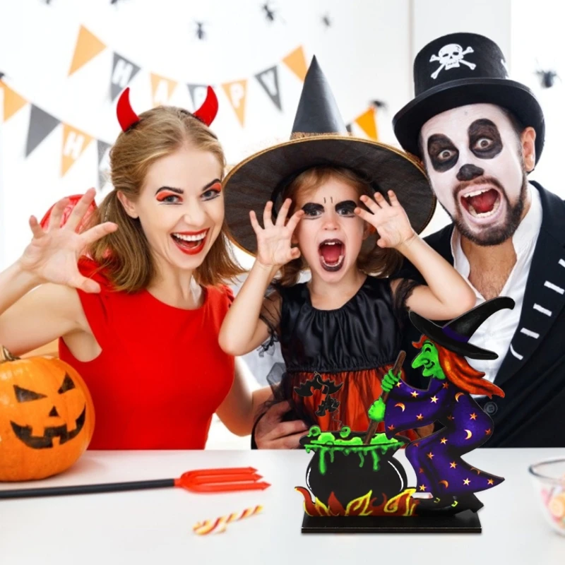 Настенный деревянный подвесной знак на Хэллоуин двор с привидениями украшение