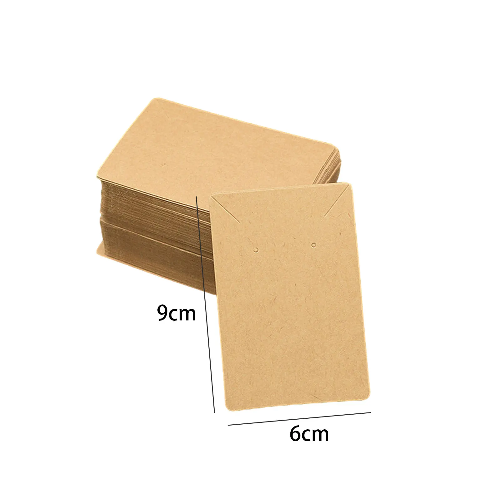 

150pcs/Lot Earrings Necklaces Display Cards For Jewelry Boxed And Packaging Cardboard Hang Tag Card Ear Studs Paper Card 6x9cm