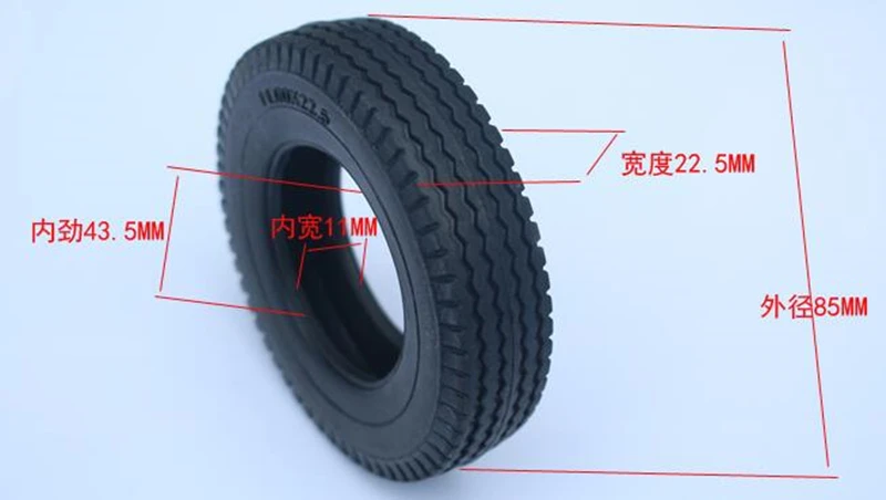 2 шт. резиновые шины для 1/14 rc tamiya actros arocs scaania beenz MAN volvo тракторный прицеп | Игрушки и