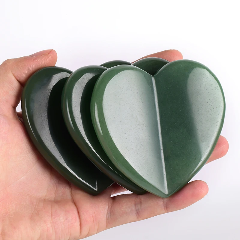 Love Heart Gua Sha Tool Natural Stone Massager Face Care Neck Body Massage SPA Acupuncture Scraping Crystal Jade Health Tools |
