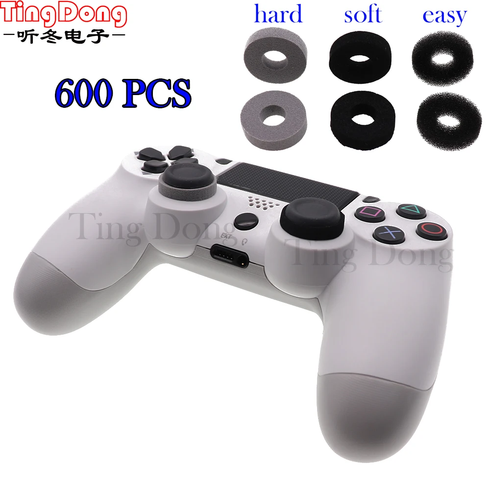 600pcs For PS4 Sponge Auxiliary Ring Analog Stick Aim Assist Assistant Ring For PS5 XBOXONE Switch Pro