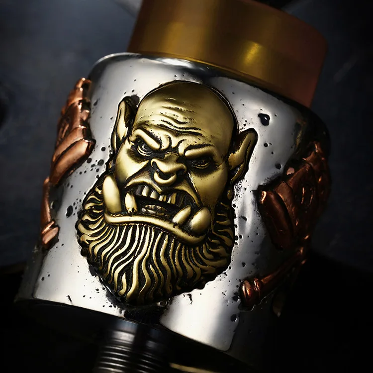 Атомайзер Cloudworkz ручной работы Orc RDA с двойной катушкой 25 мм испарителем BF PIN Squonker