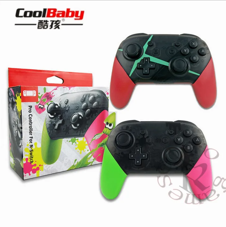 Цветной Bluetooth беспроводной Pro контроллер геймпад джойстик пульт дистанционного