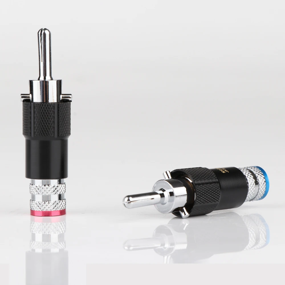 Розетка для кабеля 9 мм с родиевым покрытием|speaker cable plug|connectors goldnakamichi connector |