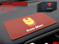 disney marvel iron man captain america spider man car center console decoration anti skid mat car interior supplies storage mat