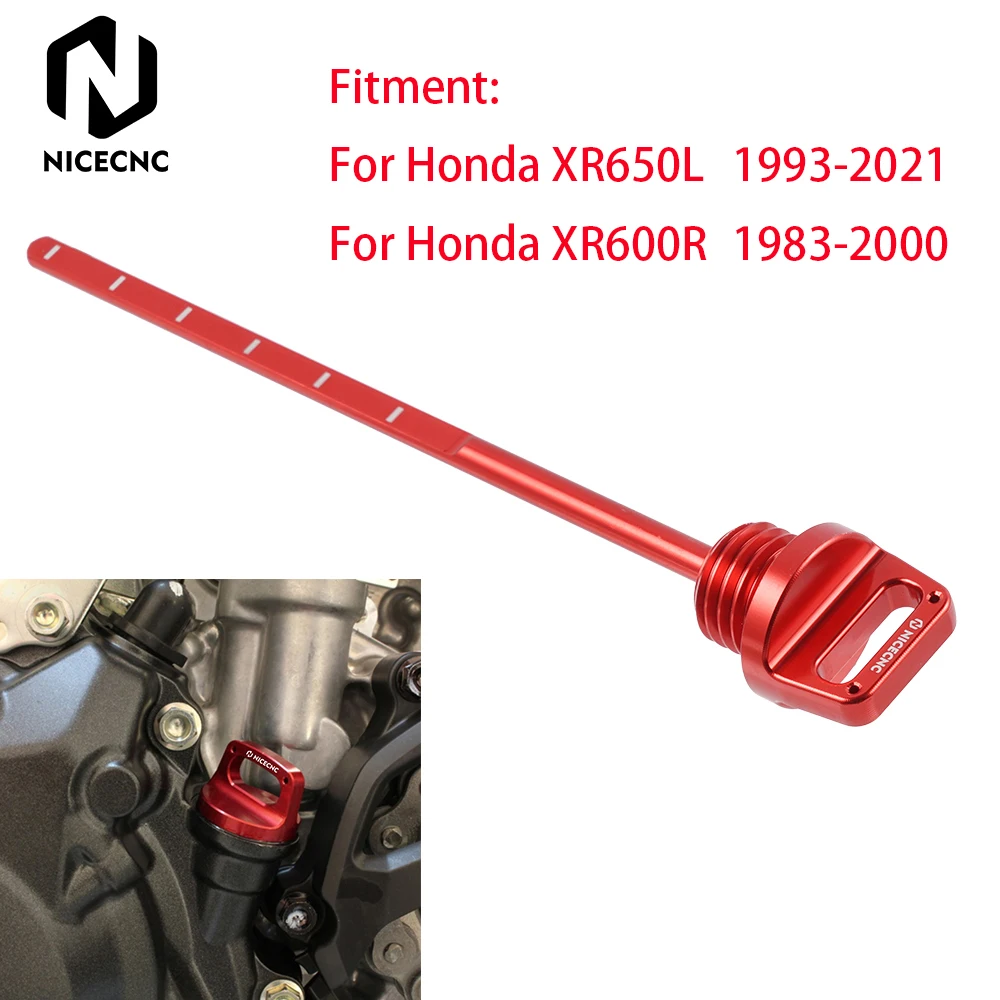 Пробка масляного щупа для мотокросса NICECNC Honda XR650L 1993-2022 2020 2019 XR600R 1983-2000 XR 650L 600R 650 L 600