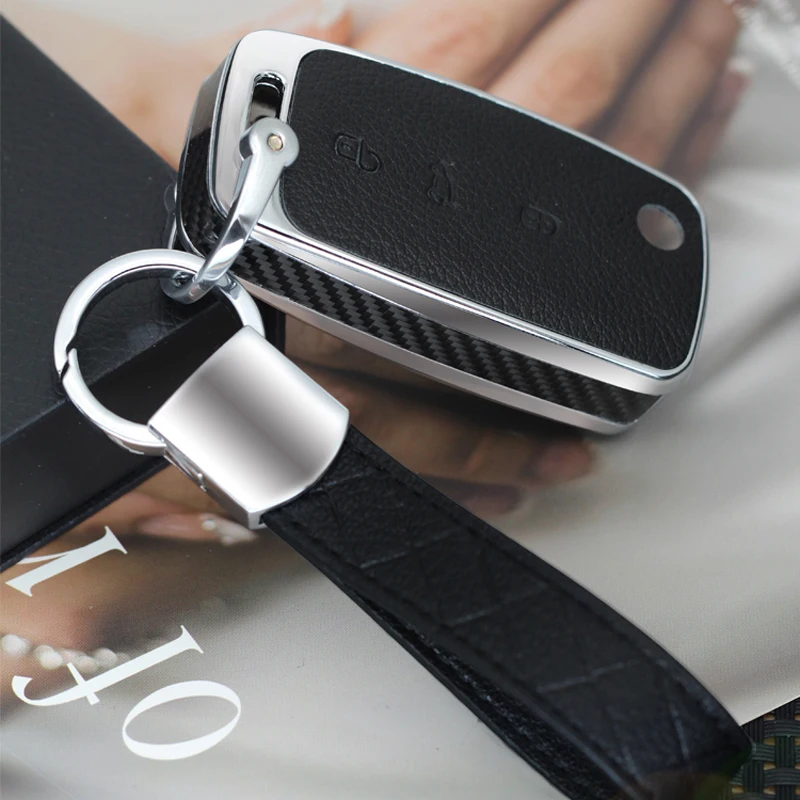 Чехол для автомобильного ключа чехол из дерева/углеродного волокна с
