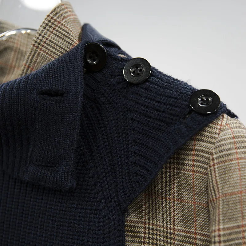 [XITAO] Новое Женское осеннее Европейское модное просторное с воротником стойкой