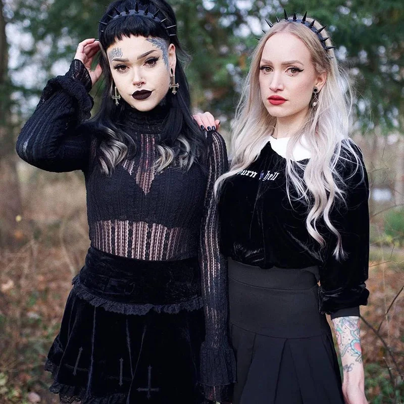 

2021 Women Fashion Cross Embroidery Skirt Ladies Female Stylish Lace Trim Skirt for Party