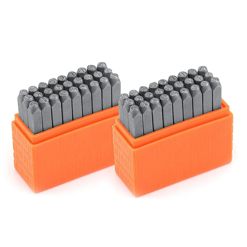 

Uppercase and Lowercase Letter Carbon Steel Stamps Set Alphabet Punches for Metal Stamping M