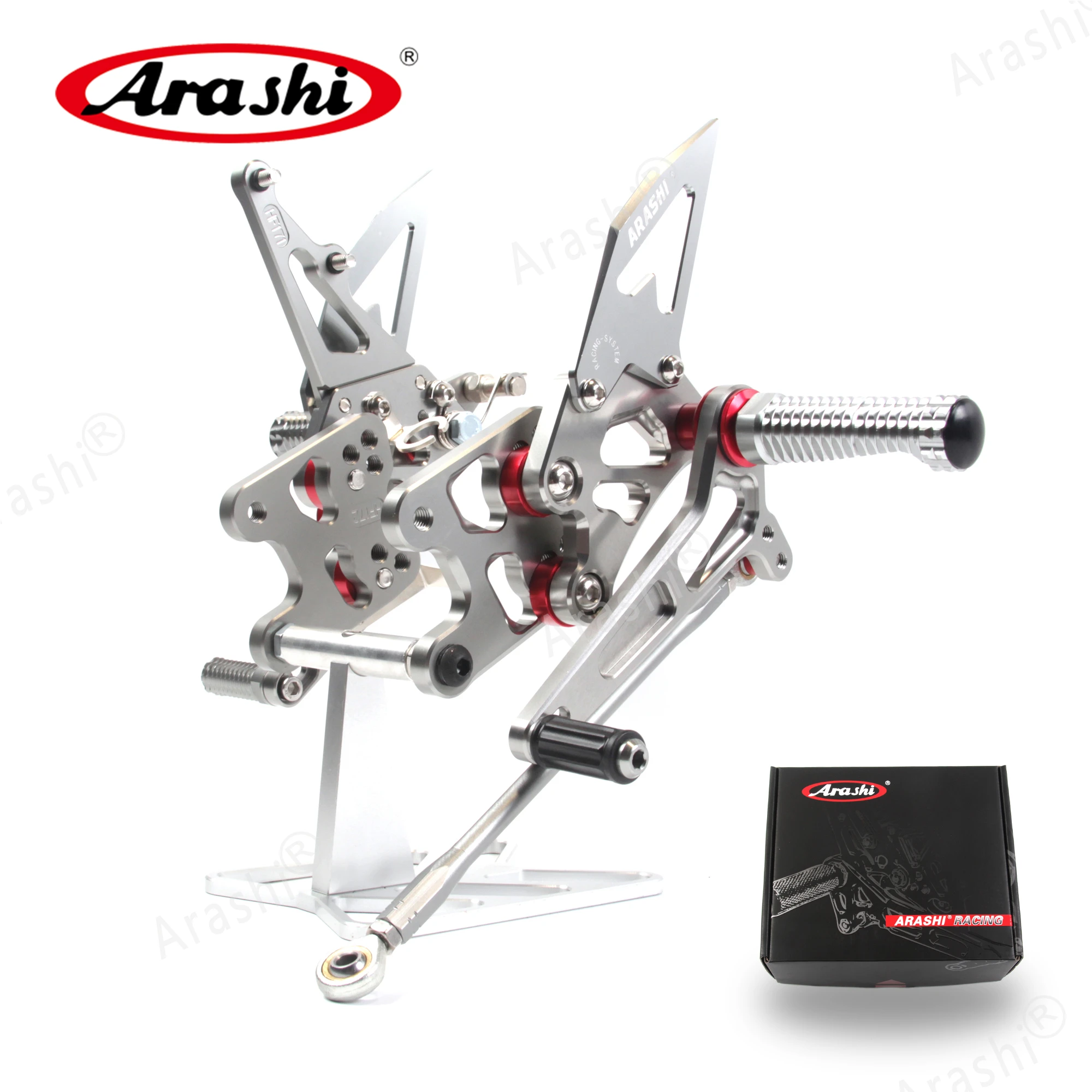 Араши ЧПУ Регулируемые подножки Rearset для SUZUKI GSXR1000 2007 2008 GSX1000R GSXR GSX R 1000 1000cc
