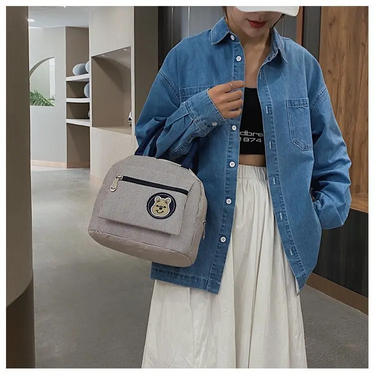 

2020 new bag female cartoon printed handbag fashion casual office bag