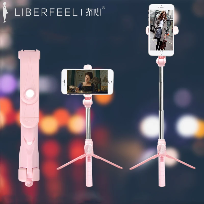 Liberfeel Maoxin 3 в 1 bluetooth селфи палка со штативом для iPhone 11 Pro Samsung S10 Huawei Xiaomi Выдвижная