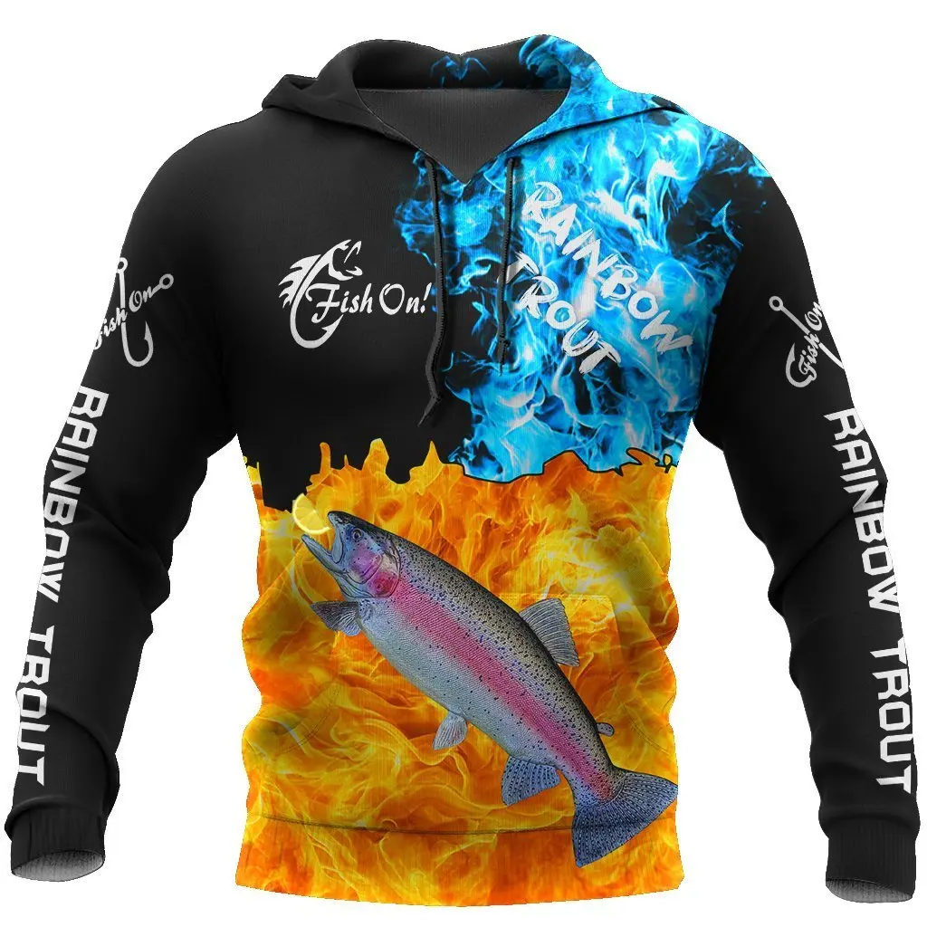 

2021 Fashion Brand Hoodie High Quality 3D Printing Fishing Men's Sweatshirt Unisex Pullover Casual Jacket