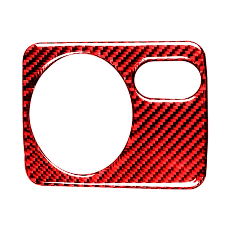 

Carbon Fiber Headlight Switch Cover Trim for Scirocco 2009 2010 2011 2012 2013 2014 2015 2016 LHD (Red)
