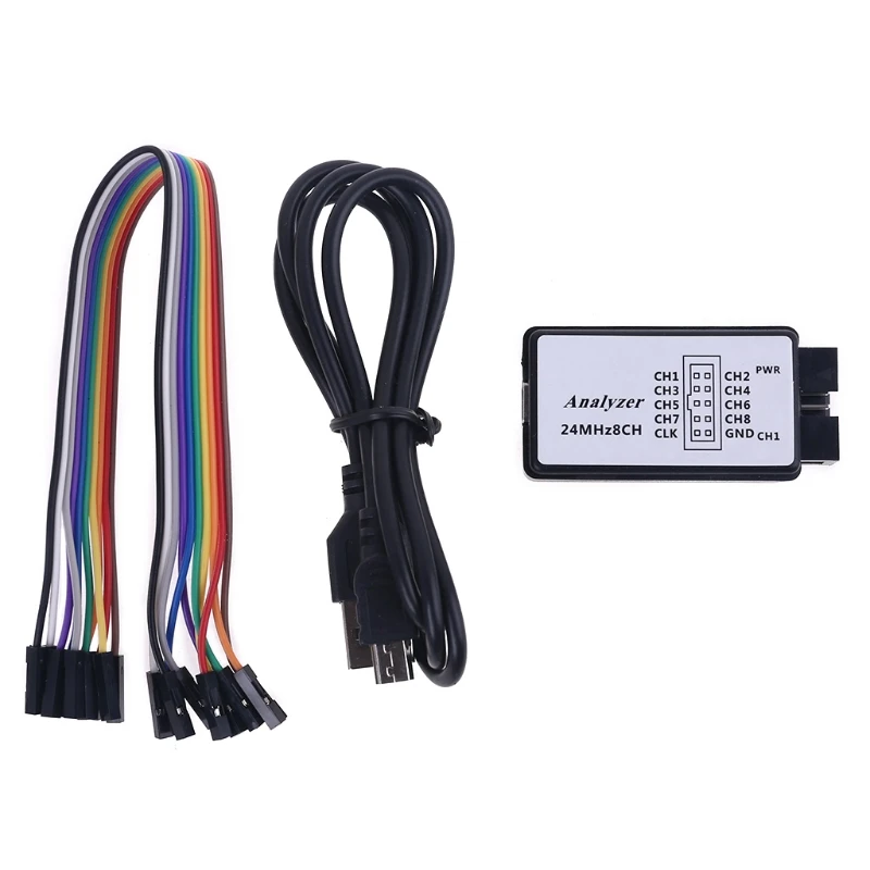 

USB анализатор 24 МГц 8 каналов 24 м/секунды отладчик для ARM FPGA 8CH отладка