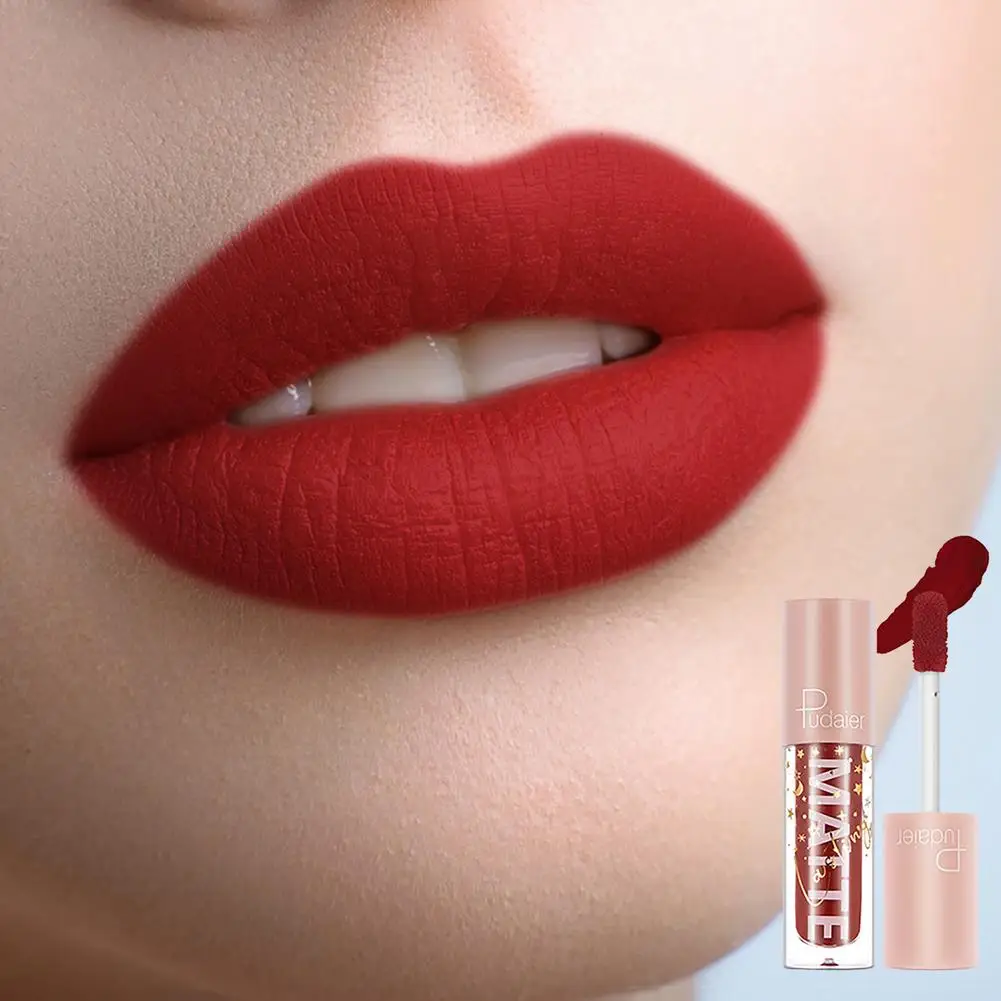 

Бархатная губная помада, 6 цветов, сексуальная Матовая жидкая губная помада, глазурованные наборы, натуральный увлажняющий водостойкий бар...