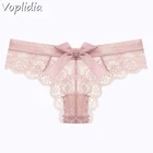 Женские кружевные трусики Voplidia, Соблазнительные трусики с низкой талией, цвет в ассортименте