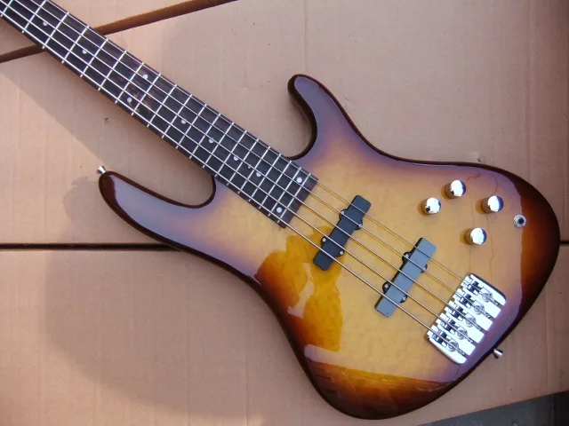 Оптовая продажа Новое поступление 5 строка электрическая бас-гитара Jazzbass модель