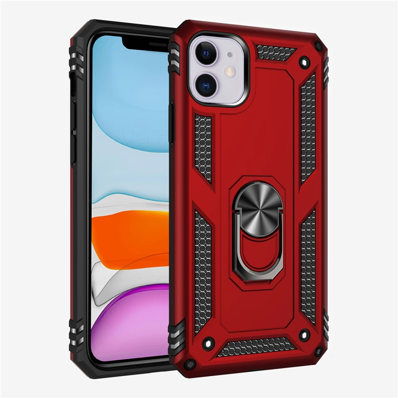 Автомобильный магнитный держатель для колец чехол телефона Iphone 11 Pro Max 7 8 6 6s Plus XR XS