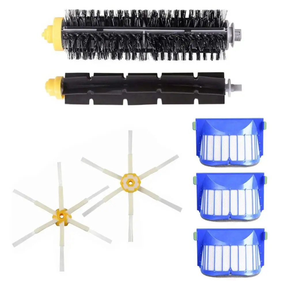 Для робота-пылесоса iRobot Roomba 600 Series, 605, 606, 616, 620, 650, 655, 660, 676, 680, боковая щетка, Hepa фильтр
