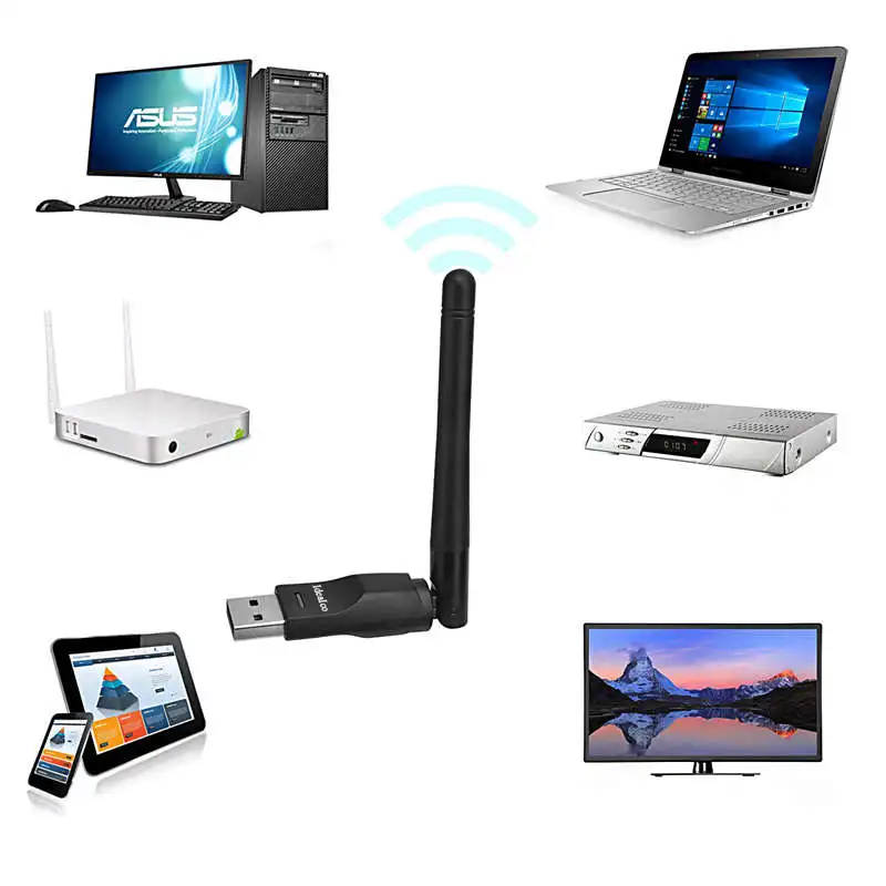 Беспроводной Wifi сетевой адаптер 150 м Usb сетевая карта для ПК ноутбука приемник
