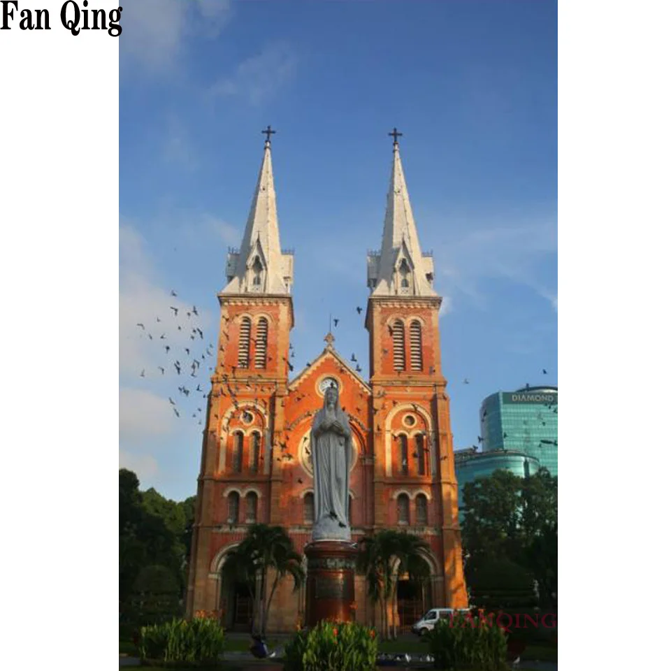 Полноразмерная Алмазная 5D картина сделай сам вышивка крестиком Богородицы