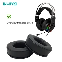 whiyo replacement ear pads for overview immerse gh70 gaming headphones gh 70 cushion earpad cups earmuffes cover sleeve