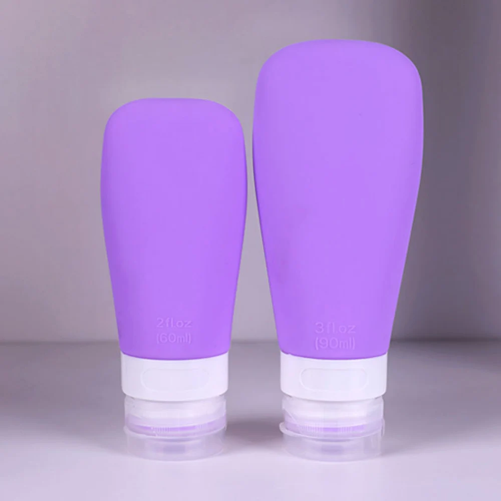 38/60/90ml Soft Silicone Lotion Refillable Bottle Travel Hand Sanitizer Shampoo Cream Bottling Empty Squeeze Cosmetic Container | Красота и
