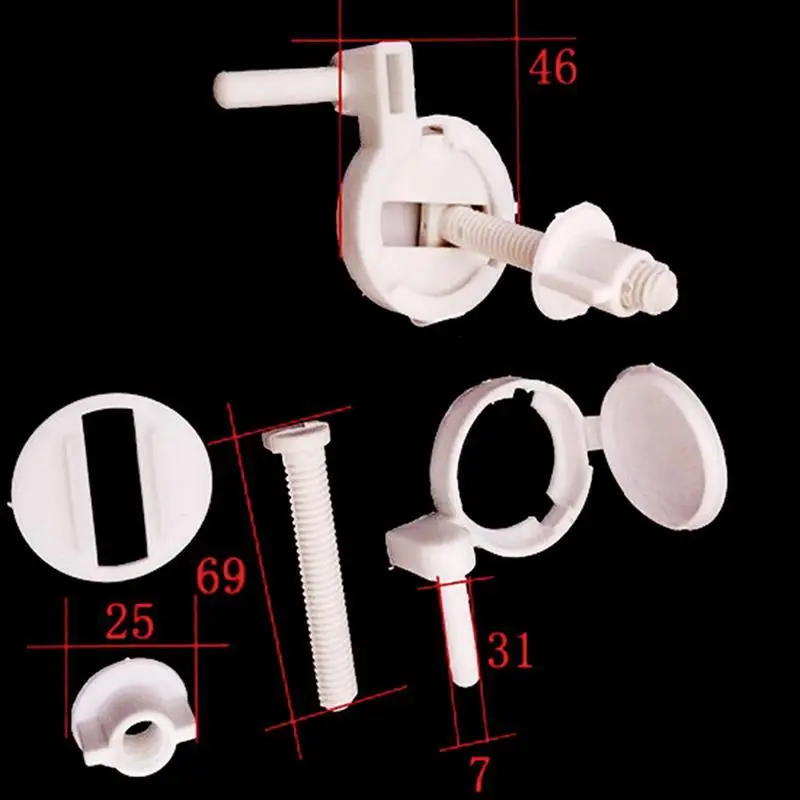 

1Set Toilet Seat Hinge Bolts Screw Fixing Fitting Kit Toilet Seat High Quality Replacement Part Bathroom Screw Tools