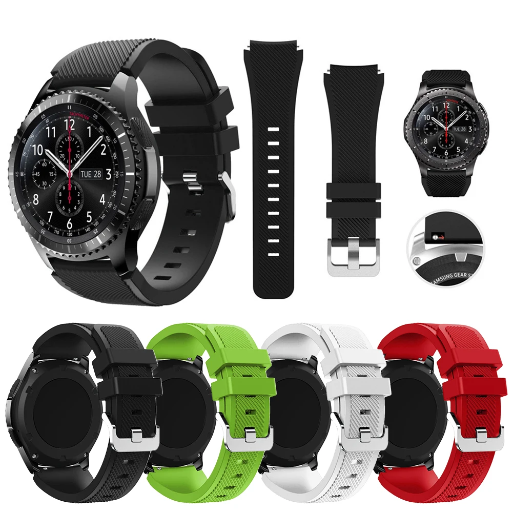 Ремешки для Samsung Gear S3 Frontier/классические часы силиконовый браслет спортивный