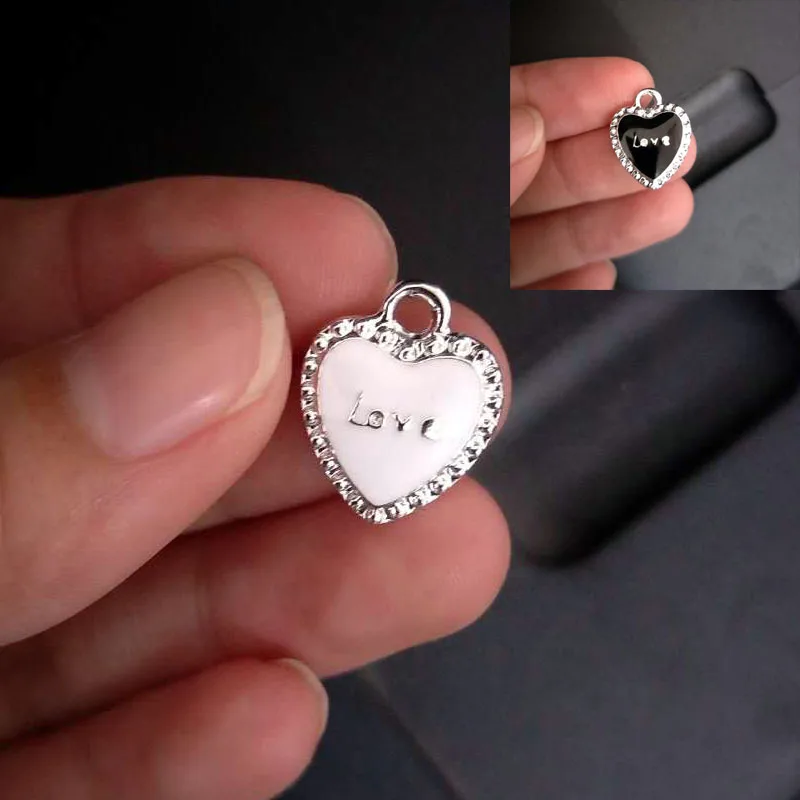 10 шт. модные черно белые подвески для сережек фурнитура Сережки аксессуары