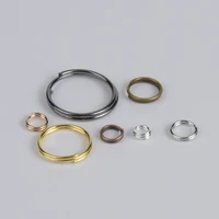 200pcslot double loops open jump rings gold silver color split rings connectors for diy jewelry making supplies