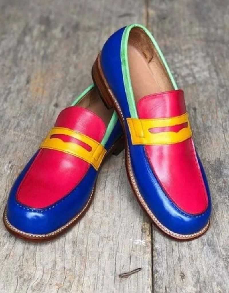 Мужская обувь из искусственной кожи На низком каблуке Повседневная Туфли под