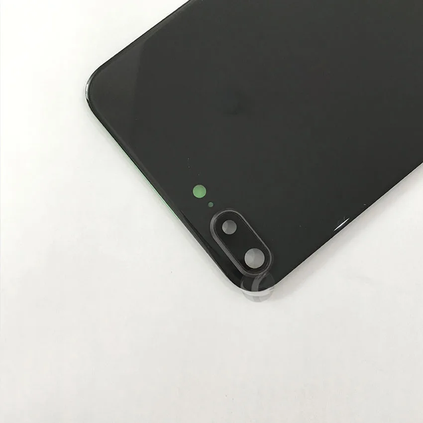 Задняя Корпус с Камера объектив+ клей для iphone 8 Plus 8 P сзади Стекло Заглушка Крышка/верхнее покрытие+ ЕС; Европейский стиль; Коллекция+ логотип