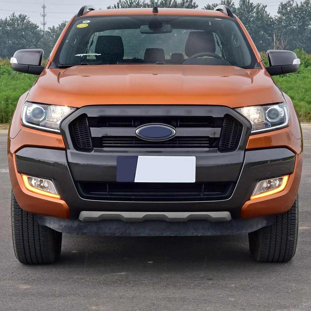 2 предмета в комплекте для Ford Ranger T6 обновление 2015 2016 2017 2018 светодиодный DRL Дневной