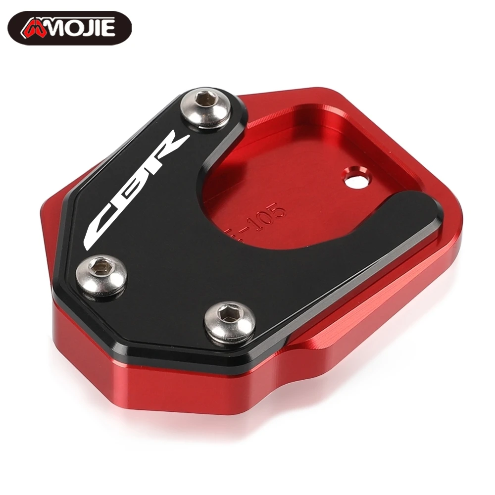 

Motorcycle Side Stand Enlarger Kickstand Enlarge Plate Pad Accessories For Honda CBR650R CB300R CB500R CBR650F CBR600RR CB150R