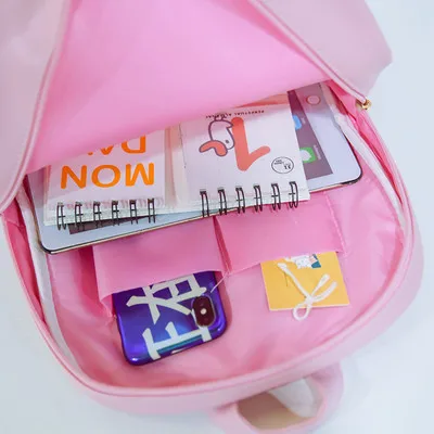 

Backpack Women Ita Bag PVC waterproof Clear Cute Bow For School Mini Schoolbags For Girls Transparent Women Backpack Schoolbag