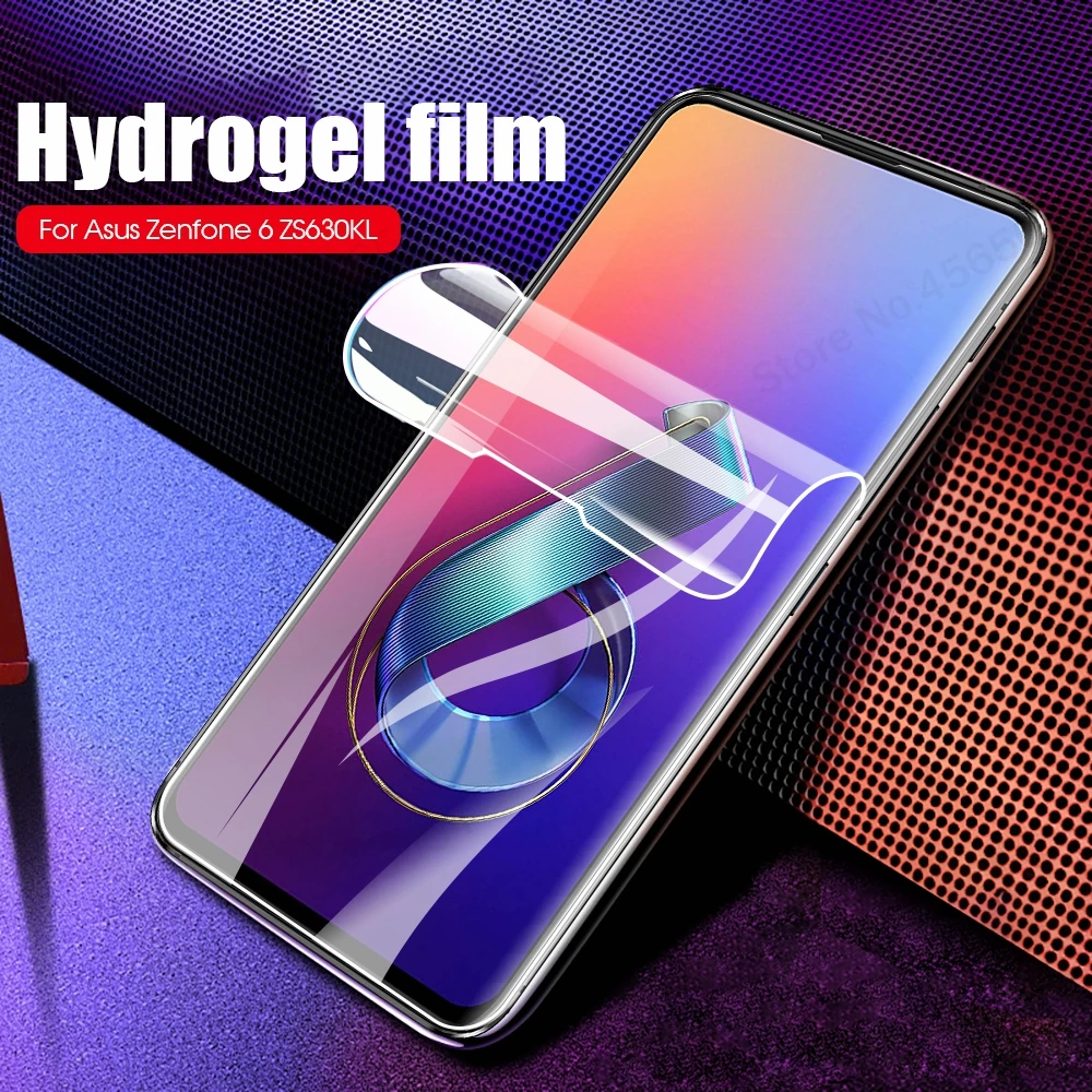 Защитная пленка для Asus Zenfone 6 ZS630KL мягкая защитная Zenfone6 ZS630KL|Защитные стёкла и